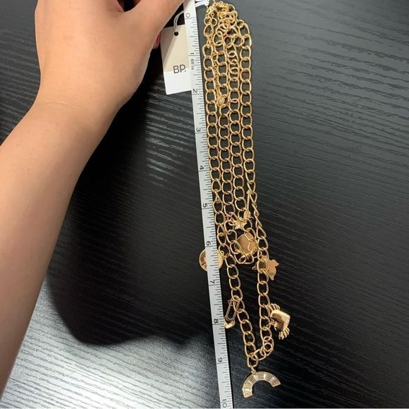 NEW BP rainbow butterfly star heart golden necklace - Picture 2 of 5